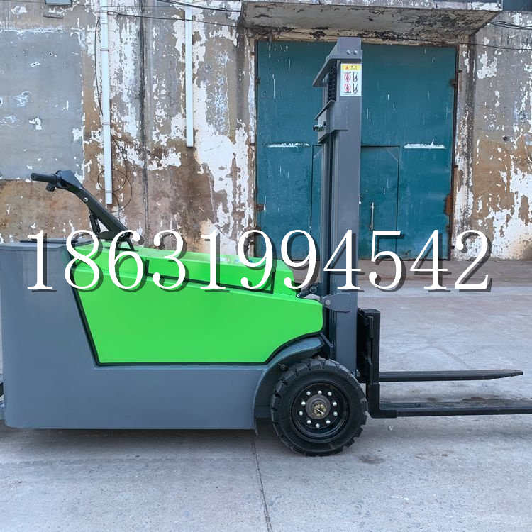 尖扎县小型电动叉车1吨2吨步行站驾式电瓶堆高充电装卸车液压升降车铲车