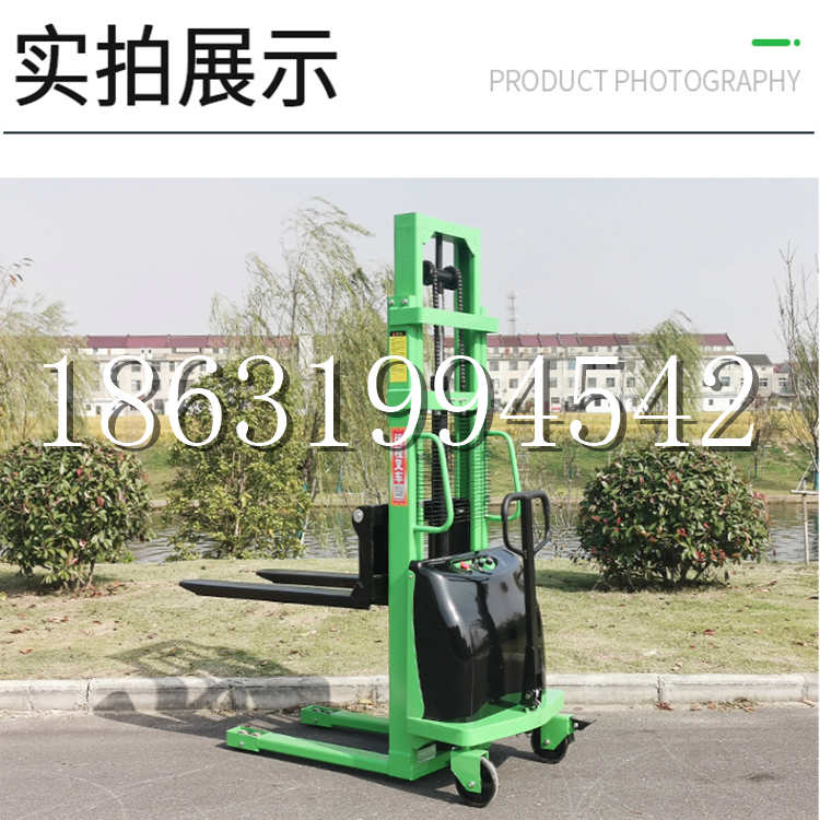 尖扎县电动叉车堆高车液压铲车电瓶1吨2吨站驾步行式小型全自动叉车